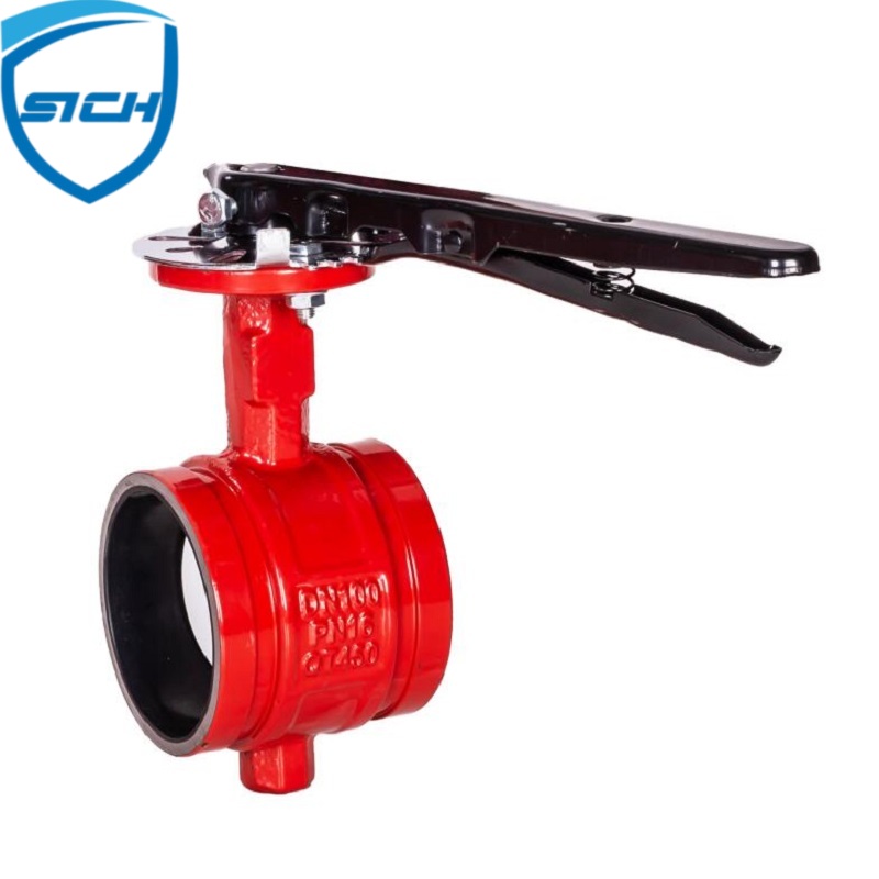 Grooved Type Handlle Butterfly Valve 